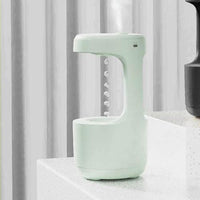 Soar with Style White Anti Gravity Humidifier and Clock - Estalios