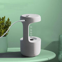 Soar with Style White Anti Gravity Humidifier and Clock - Estalios
