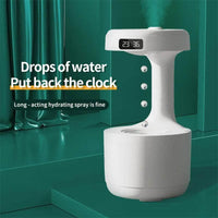 Soar with Style White Anti Gravity Humidifier and Clock - Estalios