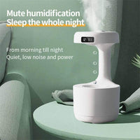 Soar with Style White Anti Gravity Humidifier and Clock - Estalios