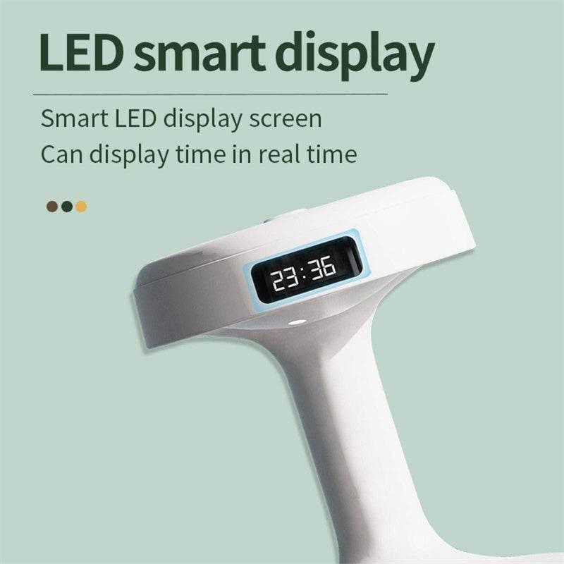 Soar with Style White Anti Gravity Humidifier and Clock - Estalios