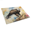 Soaring Eagle Cutting Board: Unleash your Inner Chef! Elevate your Kitchen Game with the Eagle Watercolor Cutting Board, a Stunning Blend of Artistry and Functionality - Estalios