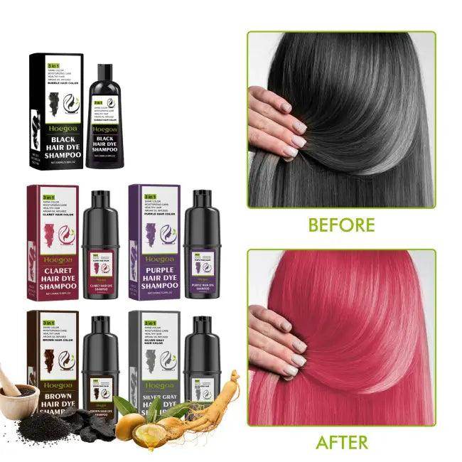 Vibrant Sodium Lauryl Sulfate Hair Shampoo in Three Shades - Estalios