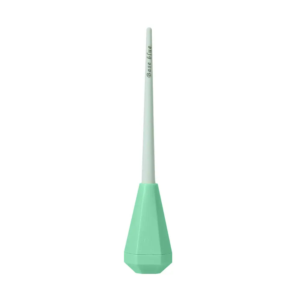 Mint green eyeliner applicator from Baseblue Soft Powder Brush Emergency Kit