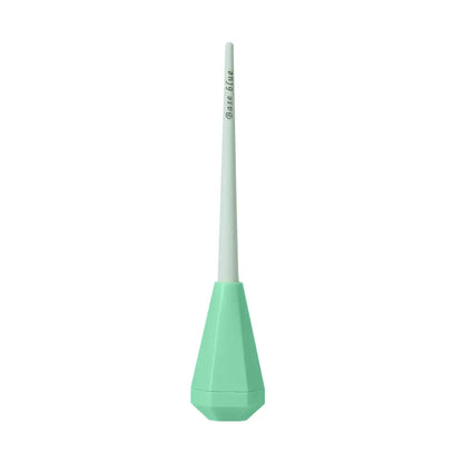 Mint green eyeliner applicator from Baseblue Soft Powder Brush Emergency Kit