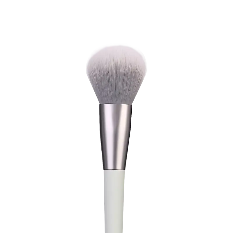 White-handled makeup brush from the Baseblue Soft Powder Brush Emergency Kit