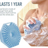Soft Silicone Body Scrubber With Ergonomic Handle - Estalios