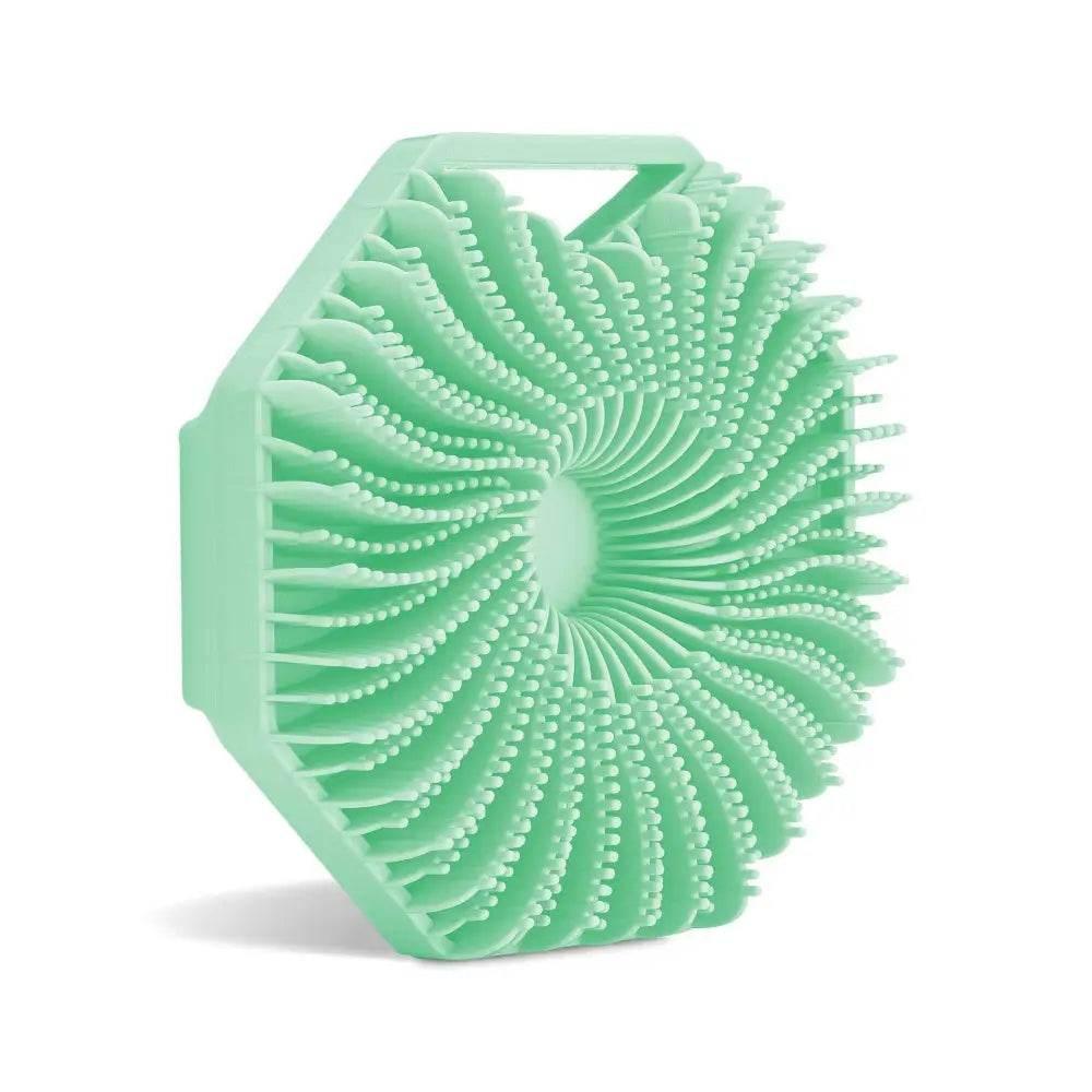 Soft Silicone Body Scrubber With Ergonomic Handle - Estalios