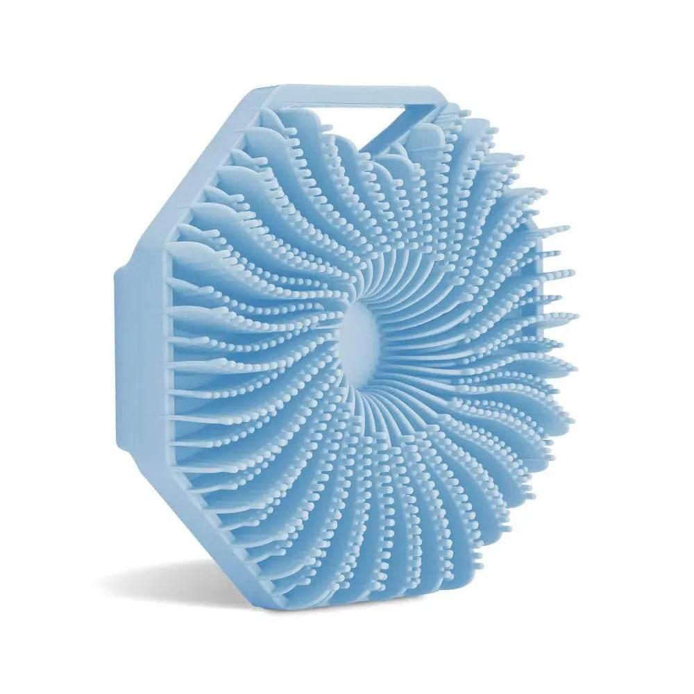 Soft Silicone Body Scrubber With Ergonomic Handle - Estalios