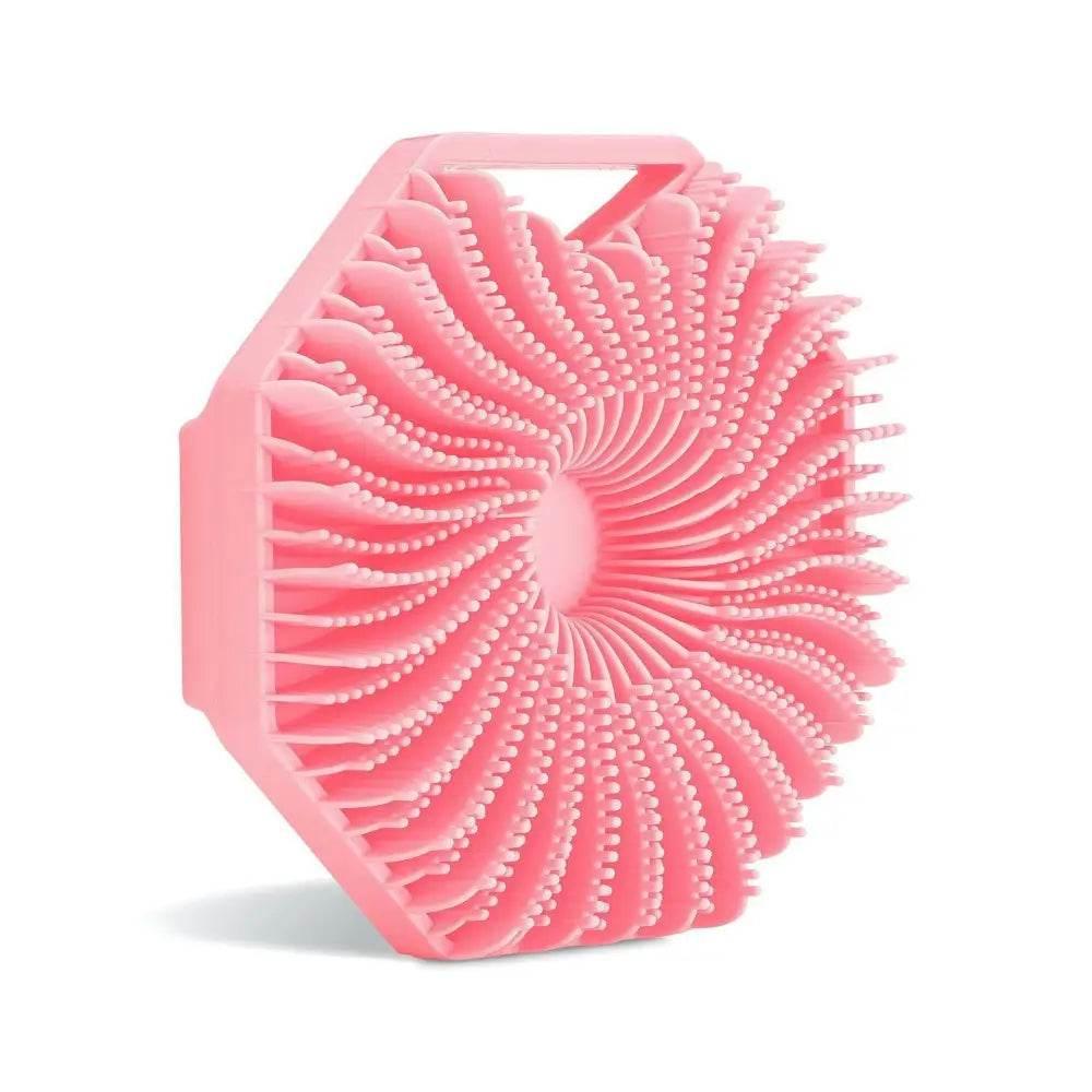 Soft Silicone Body Scrubber With Ergonomic Handle - Estalios