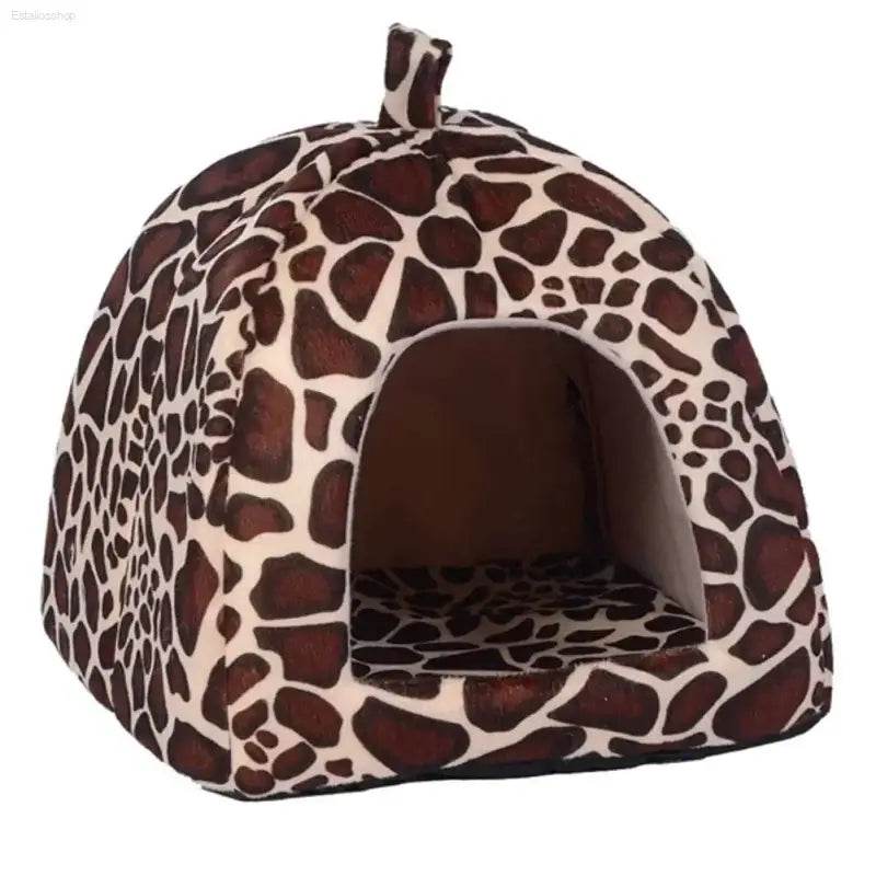 Soft Strawberry Pet House Cushion for Small Dogs and Cats - Estalios