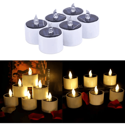 Sunlit Sparklers: Solar Candles That Dazzle Okay, here's a product description for those Sunlit Sparklers: Illuminate your space - Estalios