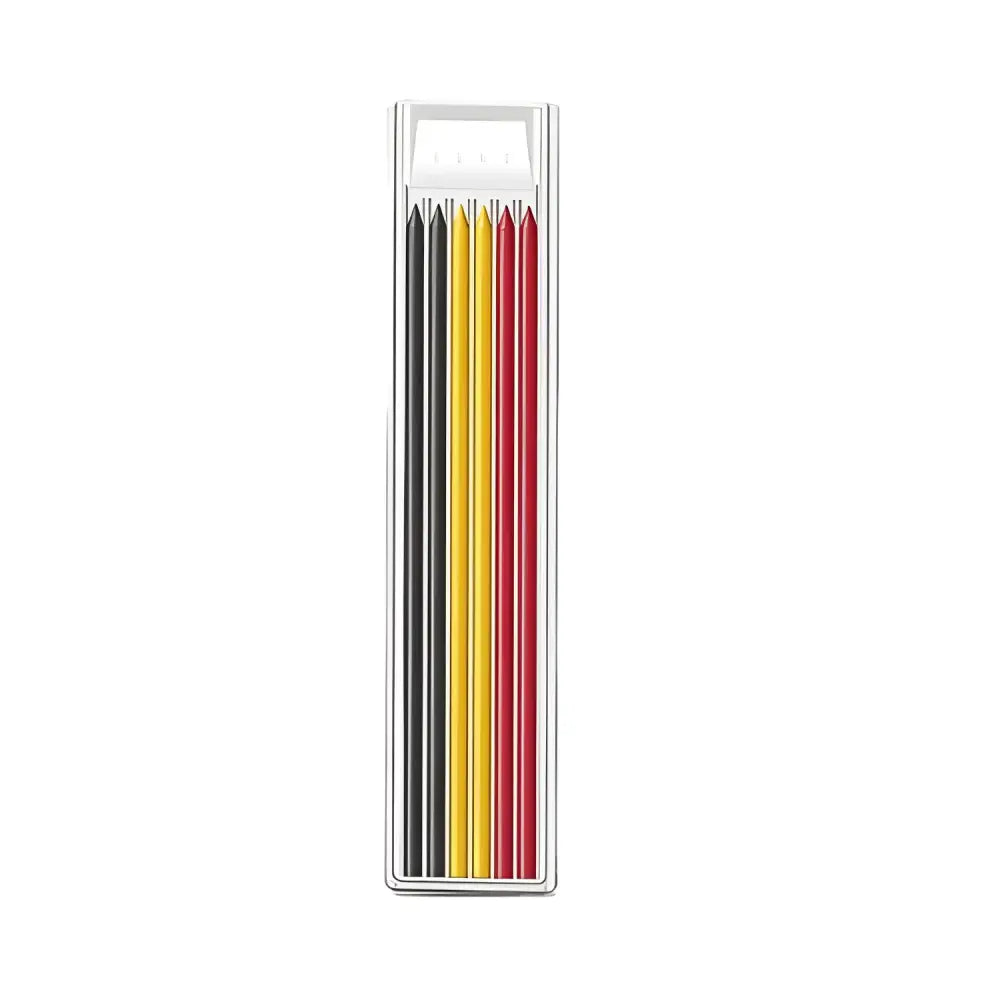 Colored mechanical pencil leads in a clear case for Solid Carpenter Mechanical Pencil