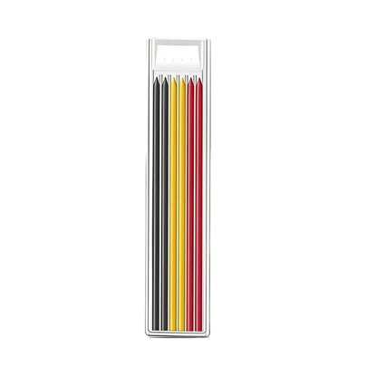 Colored mechanical pencil leads in a clear case for Solid Carpenter Mechanical Pencil