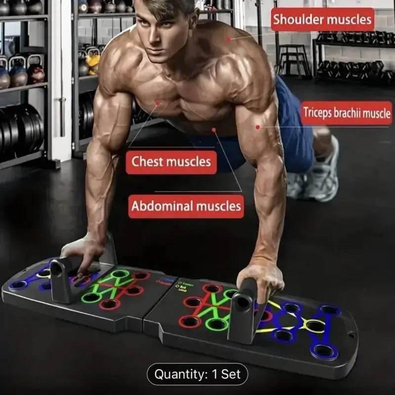 Solid Push Up Board Multi-Functional Home Workout System - Estalios