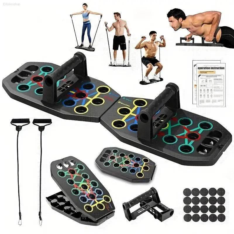 Solid Push Up Board Multi-Functional Home Workout System - Estalios