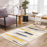 Southfields Mustard Area Rug for Kids and Playful Spaces - Home Decor