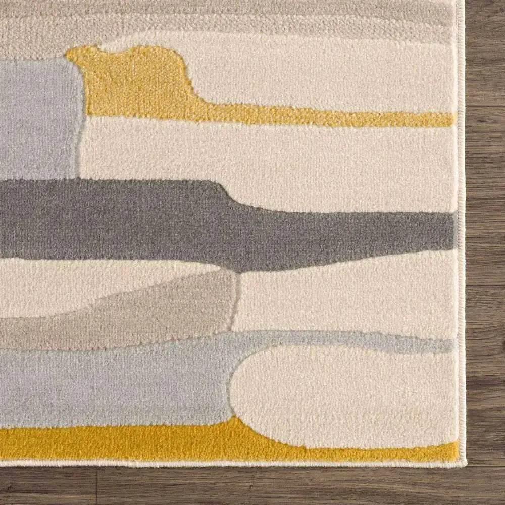 Southfields Mustard Area Rug for Kids and Playful Spaces - Home Decor