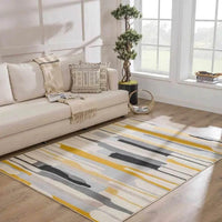 Southfields Mustard Area Rug for Kids and Playful Spaces - Home Decor