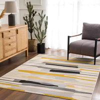 Southfields Mustard Area Rug for Kids and Playful Spaces - Home Decor
