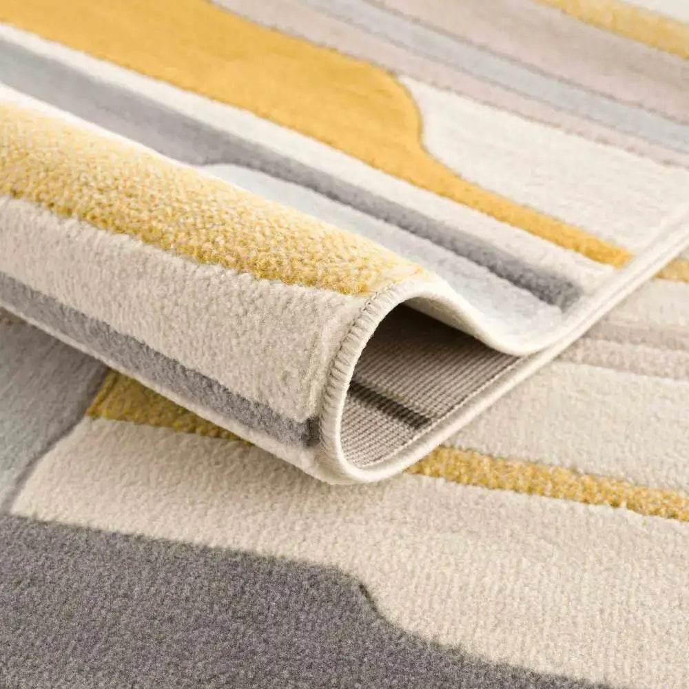Southfields Mustard Area Rug for Kids and Playful Spaces - Home Decor