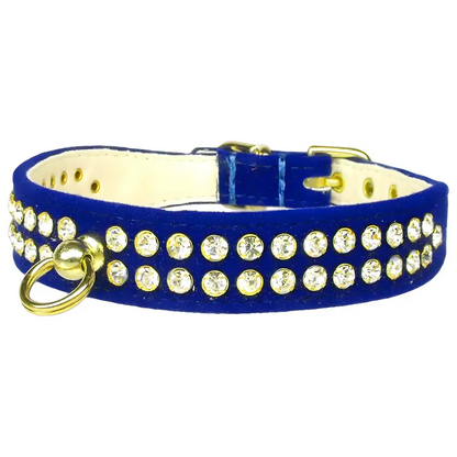 Blue jeweled pet collar blinging your pet’s neck in Sparkle Pet Collar View Cart