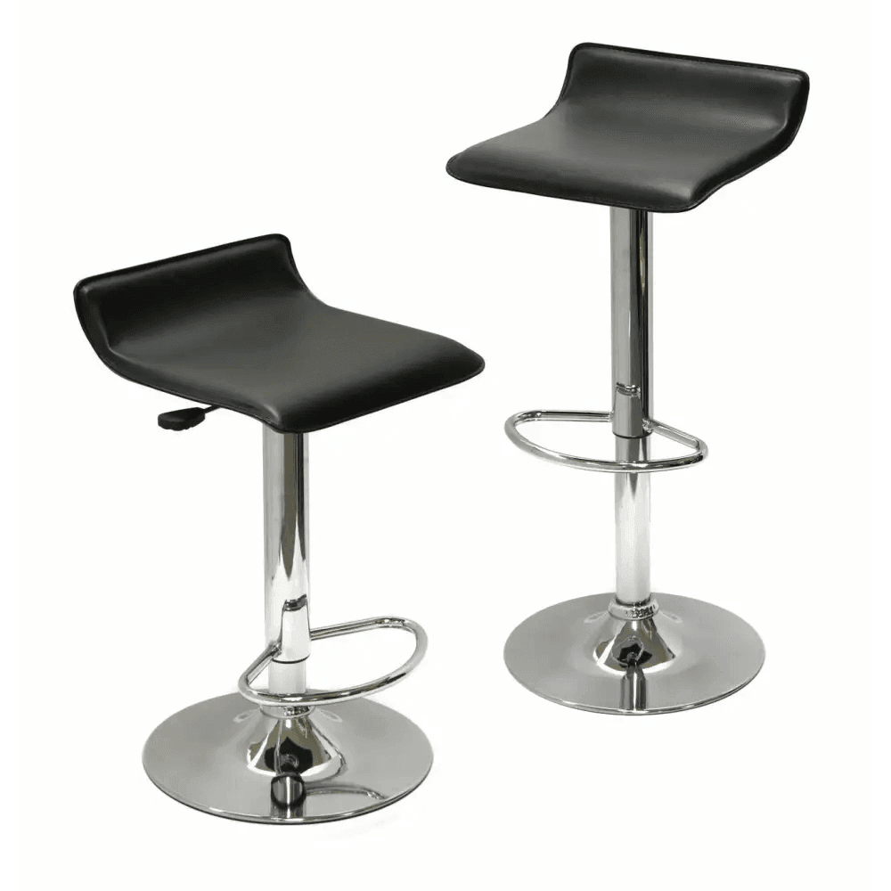 Spectrum Set of 2 Adjustable Air Lift Stool for Comfort - Estalios