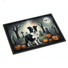 Spooktacular Doggy Doormat: Halloween Howls Await! Get Ready for Halloween with this Awesome Dog Doormat! It's - Estalios