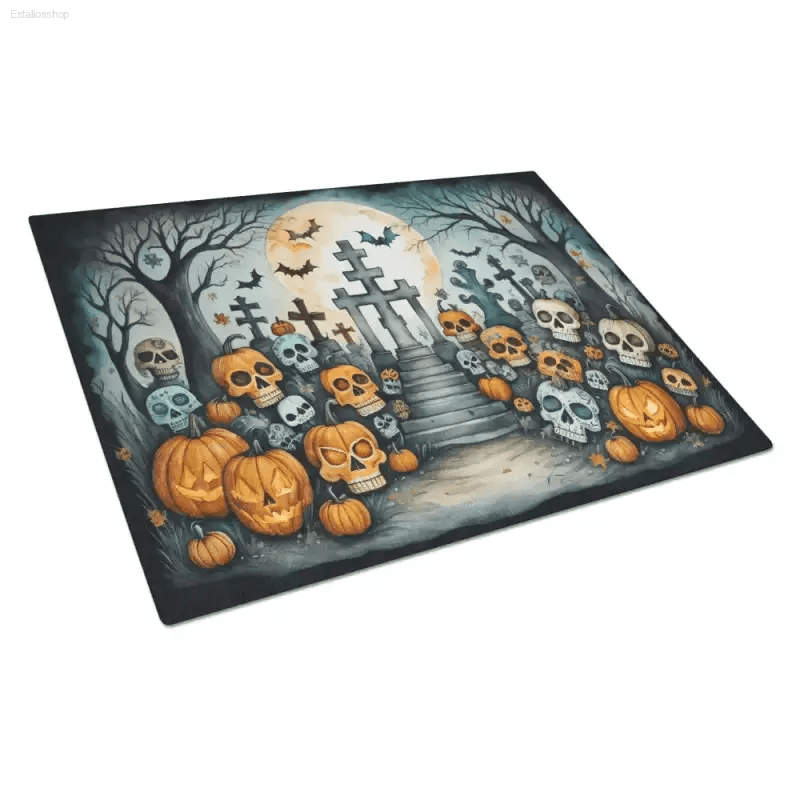 Spooktacular Halloween Kitchen Cutting Board Duo! Get Ready to Transform your Kitchen Into a Haunted Haven with our Halloween Kitchen Duo! this Set Includes a Chilling - Estalios