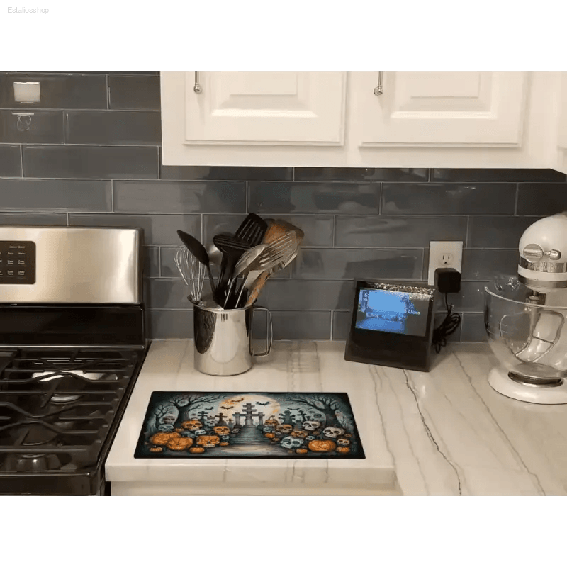 Spooktacular Halloween Kitchen Cutting Board Duo! Get Ready to Transform your Kitchen Into a Haunted Haven with our Halloween Kitchen Duo! this Set Includes a Chilling - Estalios