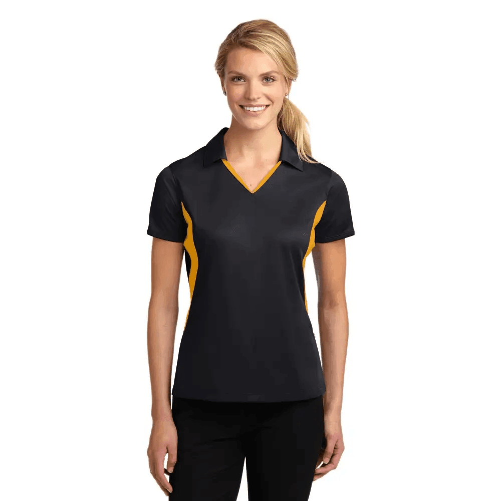 Polo Perfection: Blocked Micropique Styles! Here's your Product Description: Elevate your Wardrobe with these Stylish Women's Polo Shirts - Estalios