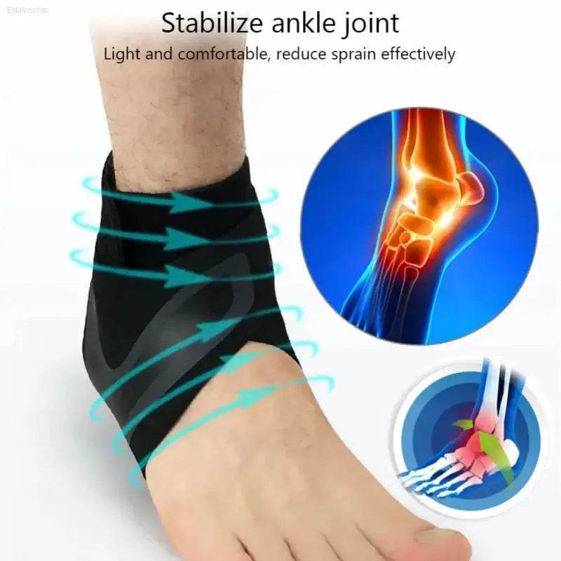 Sports Anklets Tendon Pain Relief Ankle Support Wrap - Estalios