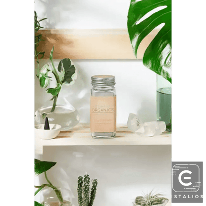 Stylish Square Glass Jar with Metal Lid for Dry Shampoo - Estalios