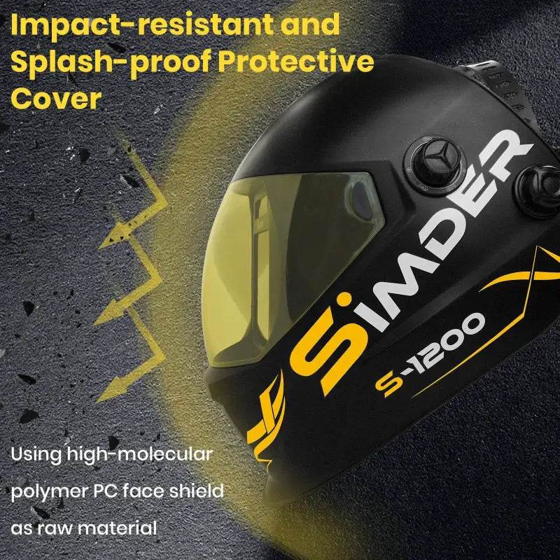 Unleash the Arc: Auto Darkening True Color Ssimder Welding Helmet! **product Description:** Step Into the Future of Welding with the Revolutionary - Estalios