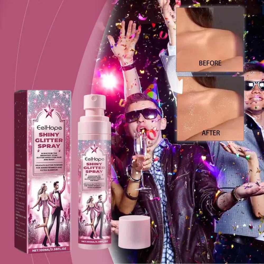 Stage Makeup Spray for Stunning Shimmer and Shine - Estalios