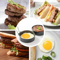 Egg-citing Black Egg Ring Set for Perfect Breakfast Eggs - Estalios