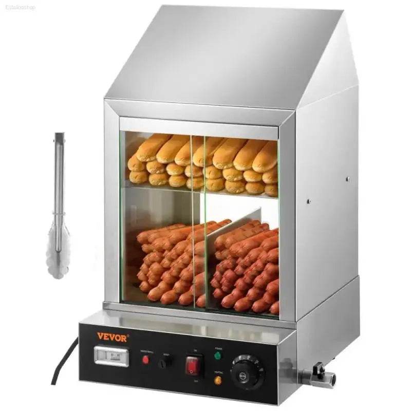 Stainless Steel Hot Dog Central: Bun & Dog Steaming Station! **product Description** Get Ready to Revolutionize your Hot Dog Game with the Stainless Steel Hot - Estalios