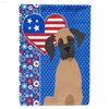 Stars, Stripes, and Pups: Unleash your Dog Floral Garden Flag! Here's a Product Description, Too: Show off your Patriotic Pride - Estalios