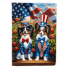 Stars Stripes Doggone Delightful Dog Garden Flag Show your Patriotic Spirit and Love for your Furry Friend with this Adorable Dog-themed Garden Flag! Perfect - Estalios