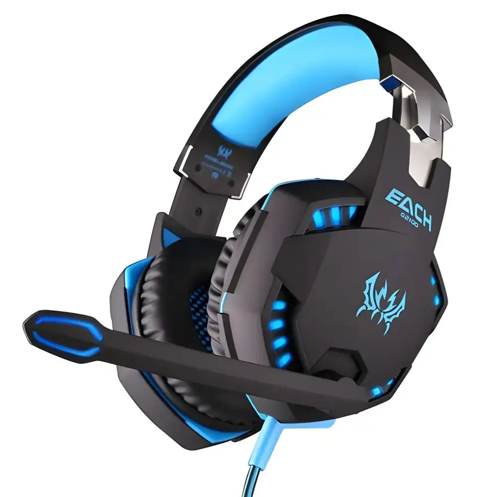 Black and blue Stealth G21Z LED Ninja Dragon Gaming Headset for epic gaming sessions