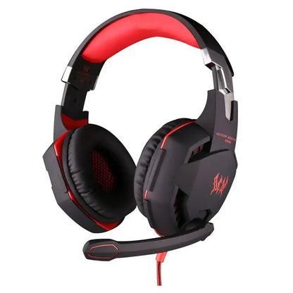 Black and red Stealth G21Z LED Ninja Dragon Gaming Headset for ultimate gaming experience