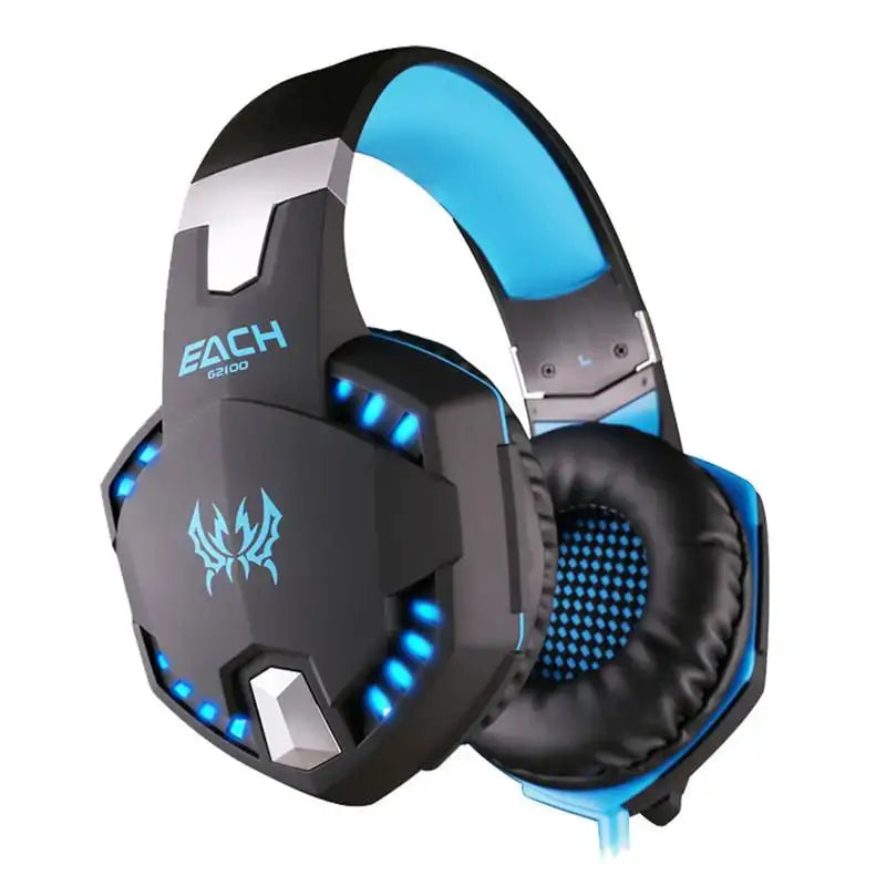 Black and blue Stealth G21Z LED Ninja Dragon Gaming Headset for ultimate gaming vibes