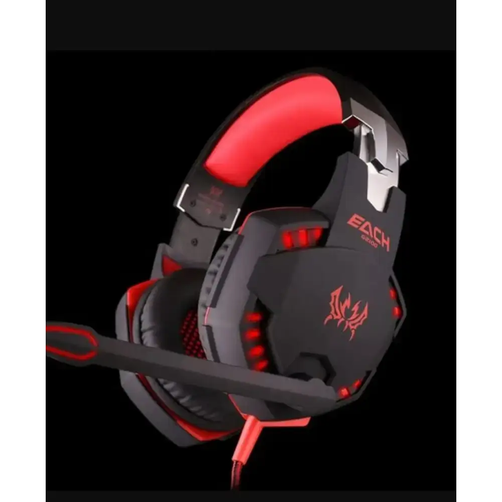 Black and red Stealth G21Z LED Ninja Dragon Gaming Headset for epic gaming sessions