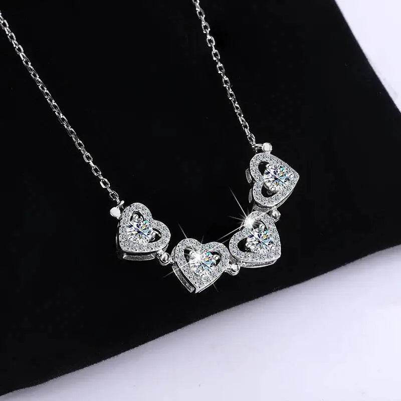 Sterling Silver S925 Four-Leaf Clover Necklace for Women - Estalios