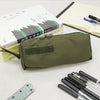 Strike a Style with Our Camouflage Olive Green Pencil Case! - Estalios