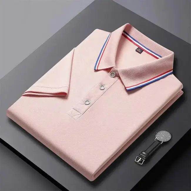 Colorful Trio Bold Striped Collar Polos for Stylish Comfort - Estalios