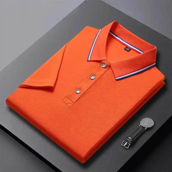 Colorful Trio Bold Striped Collar Polos for Stylish Comfort - Estalios