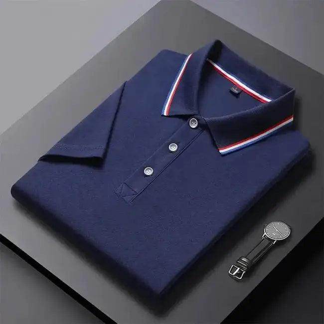 Colorful Trio Bold Striped Collar Polos for Stylish Comfort - Estalios