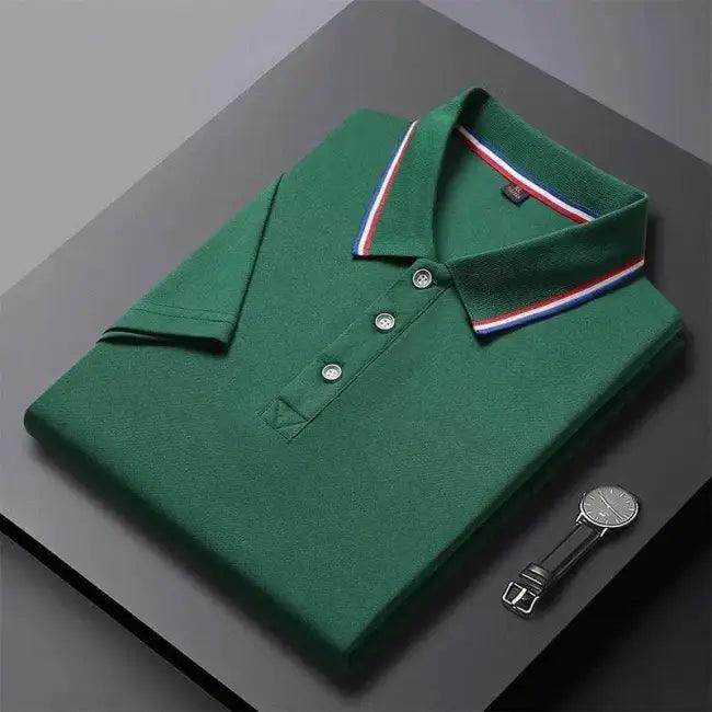 Colorful Trio Bold Striped Collar Polos for Stylish Comfort - Estalios