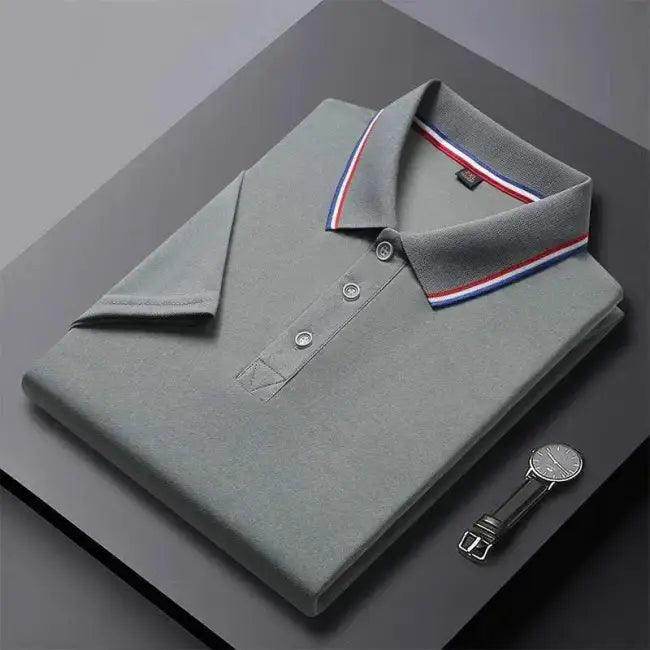 Colorful Trio Bold Striped Collar Polos for Stylish Comfort - Estalios